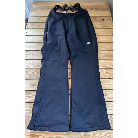 NWT ASOS 4505 Ski Suit Bibs Snow Pants Size 14 Women’s Black - Picture 1 of 10